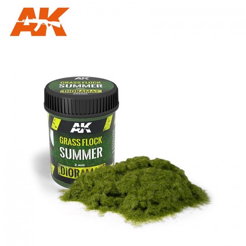 AK Grass Flock 2mm Summer 250ml texture product AK8220